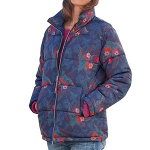 Sundance Kimmy Floral Puffer Coat